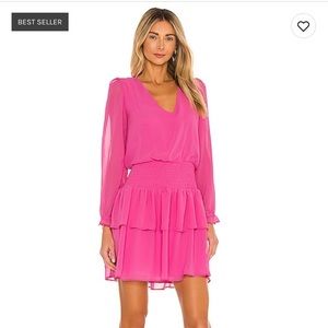 NWT V-NECK SMOCKED DRESS